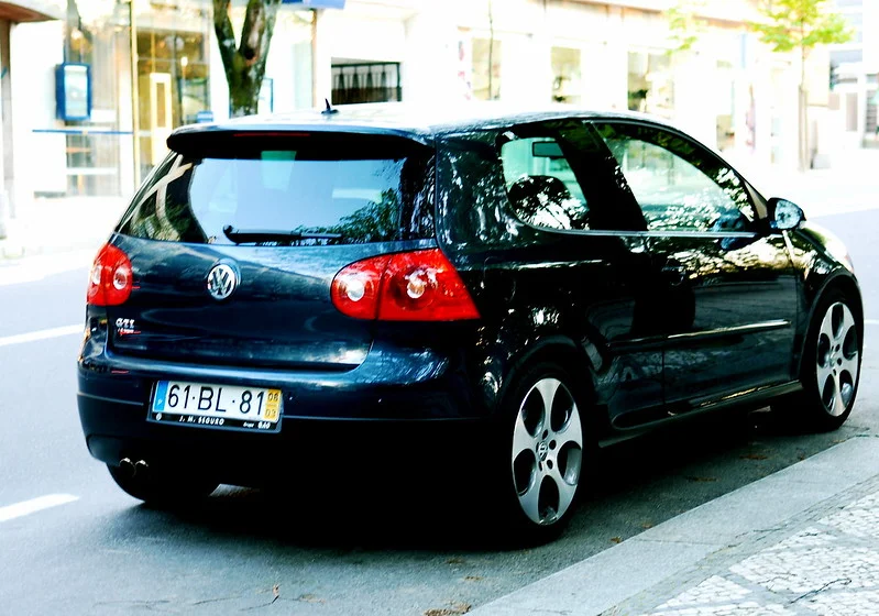 Black Volkswagen Golf GTI