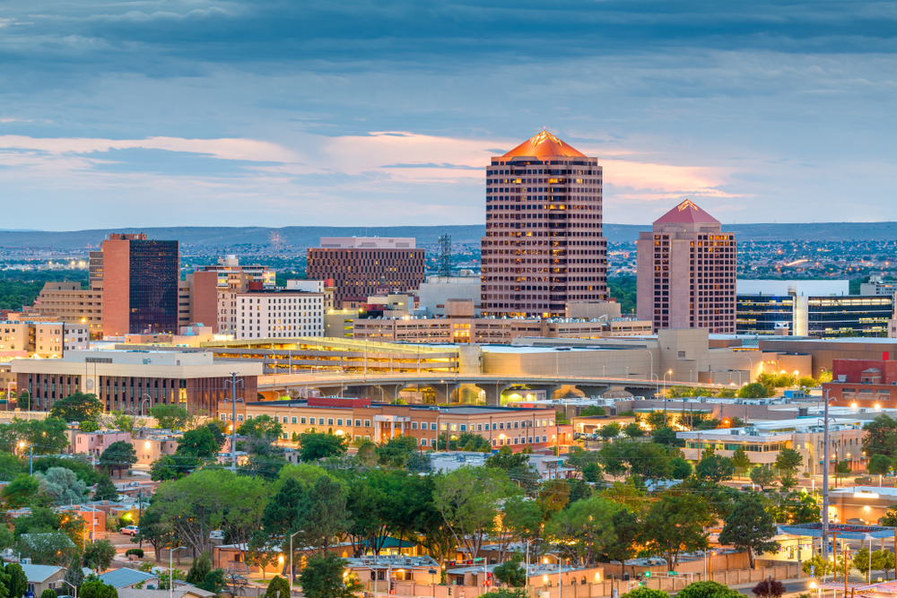 albuquerque skyline