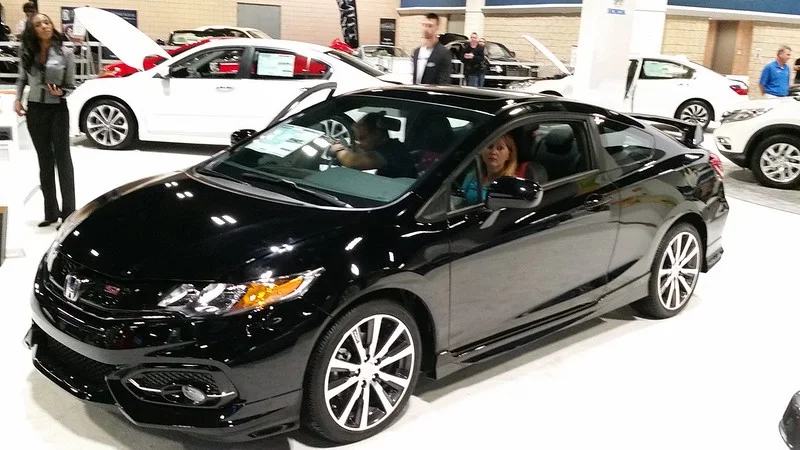 Black 2015 Honda Civic