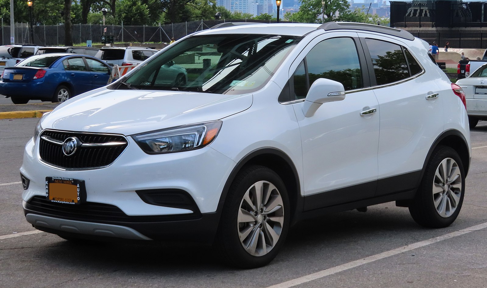 White Buick Encore