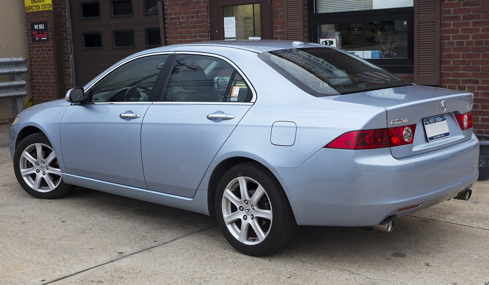 Blue Acura TSX