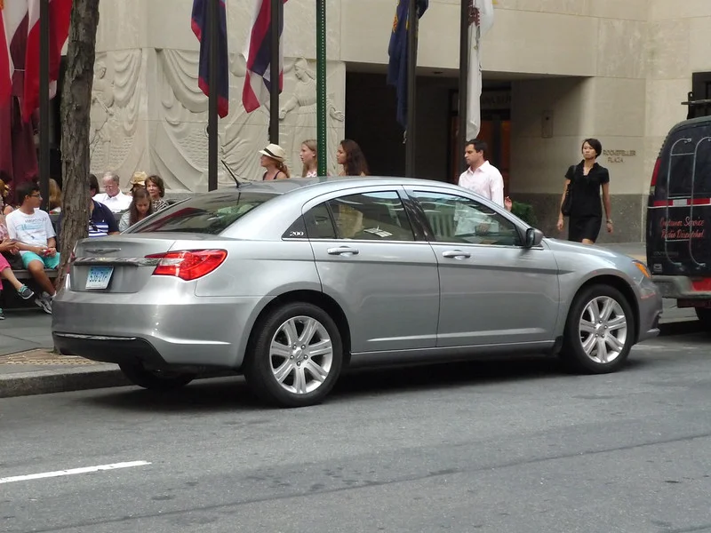 Silver Chrysler 200