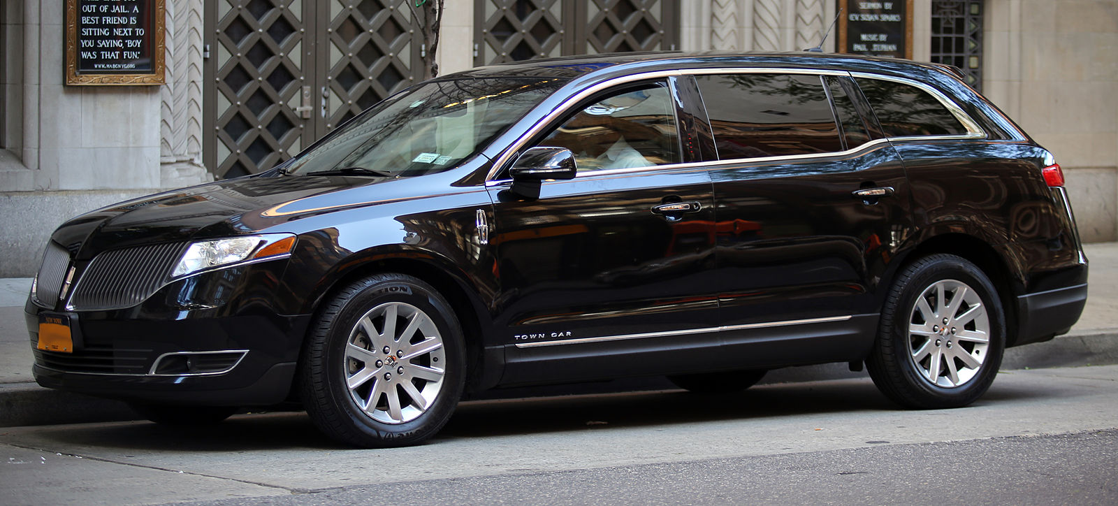 Lincoln MKT on city street