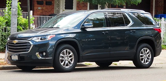 Dark blue Chevrolet Traverse