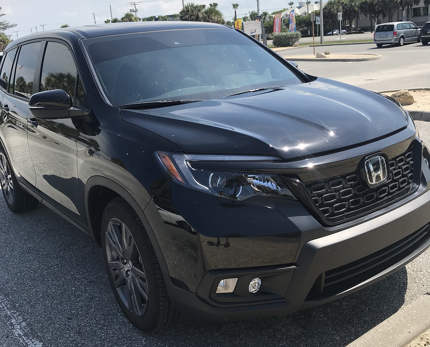 Black Honda Passport