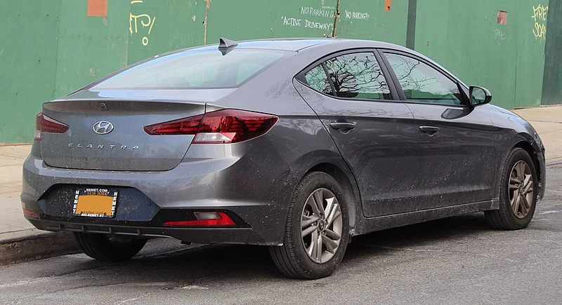 Hyundai Elantra rear bumper