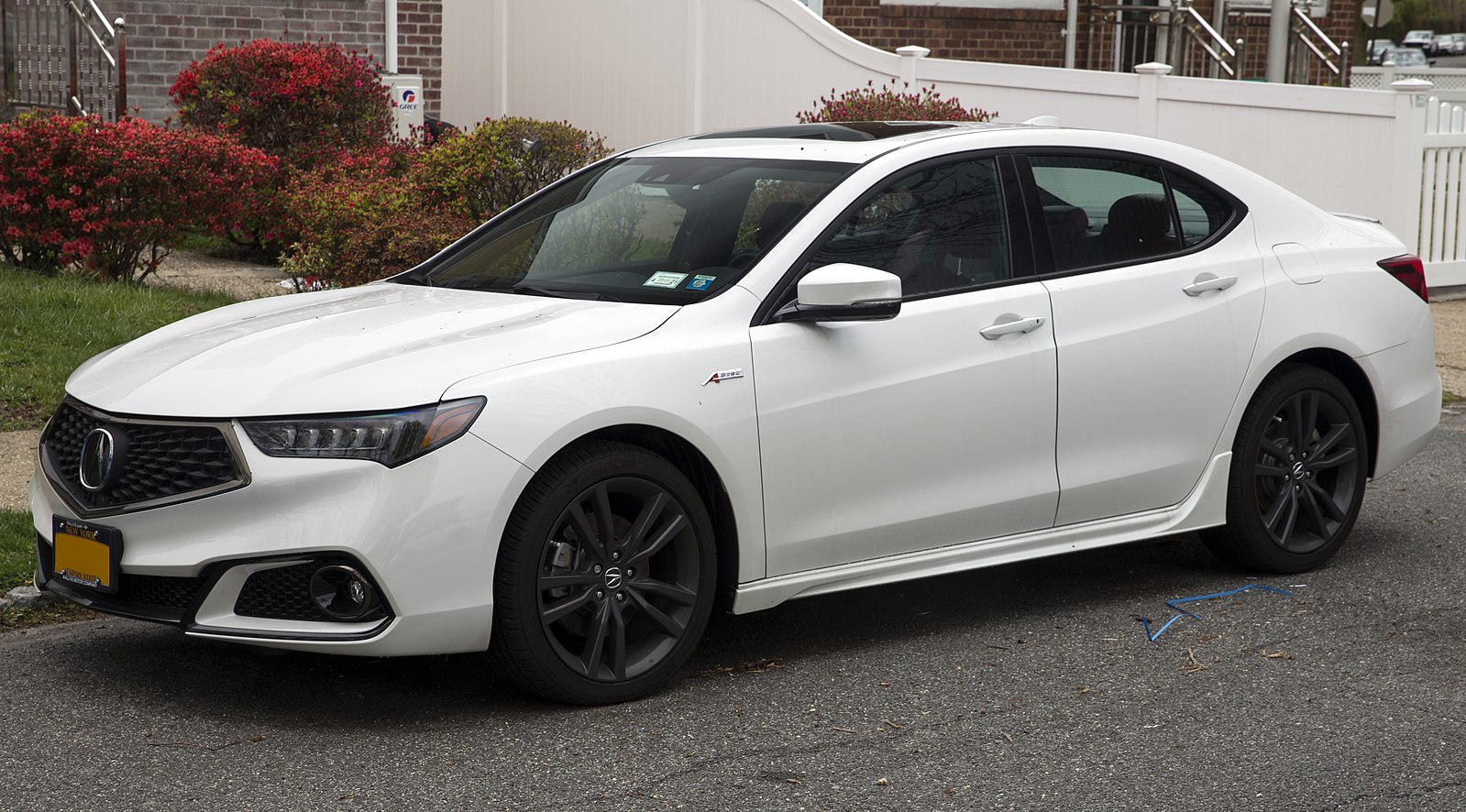 White Acura TLX