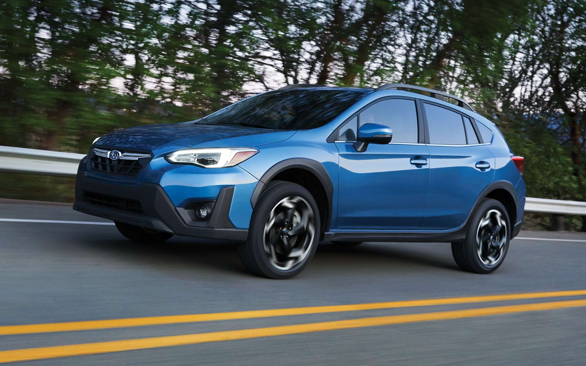 Blue Subaru Crosstrek