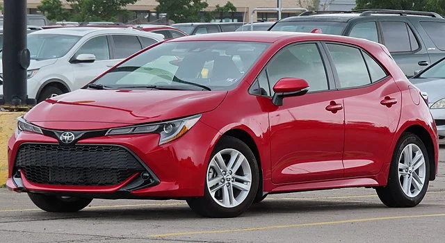 Red 2021 Toyota Corolla