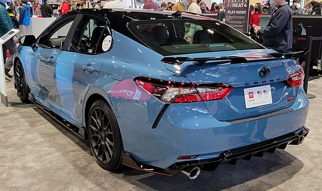 blue 2022 Toyota Camry