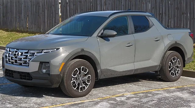 Grey Hyundai Santa Cruz