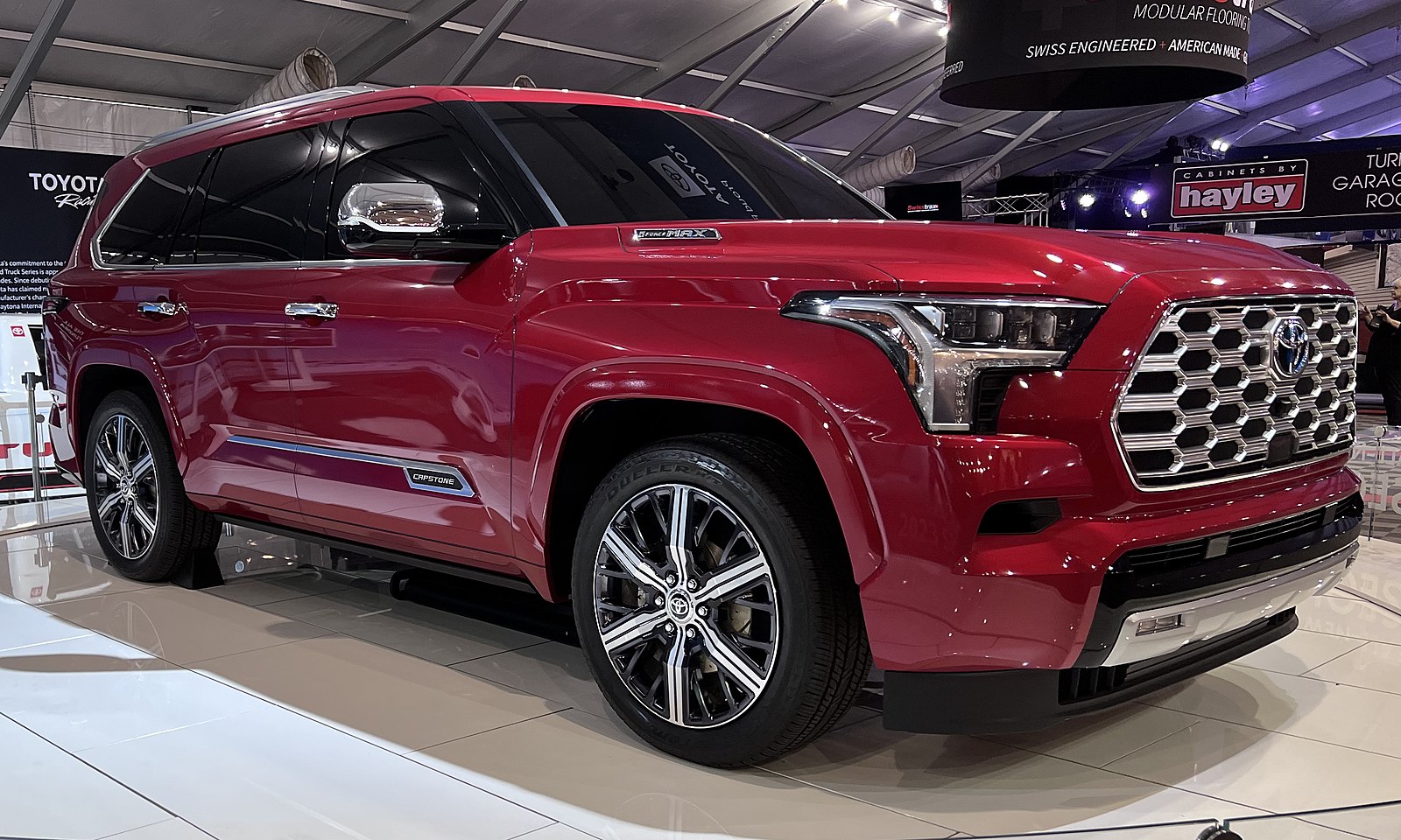 Red Toyota Sequoia