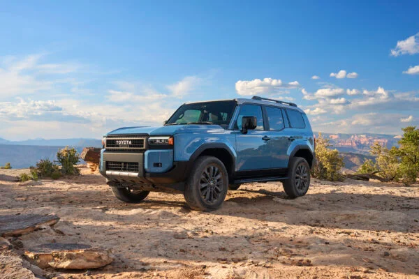 blue 2024 toyota land cruiser