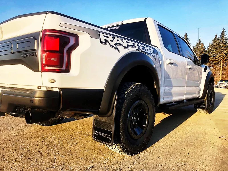 White Ford Raptor