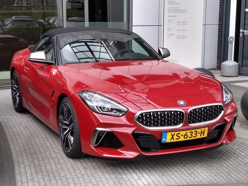 Red BMW Z4