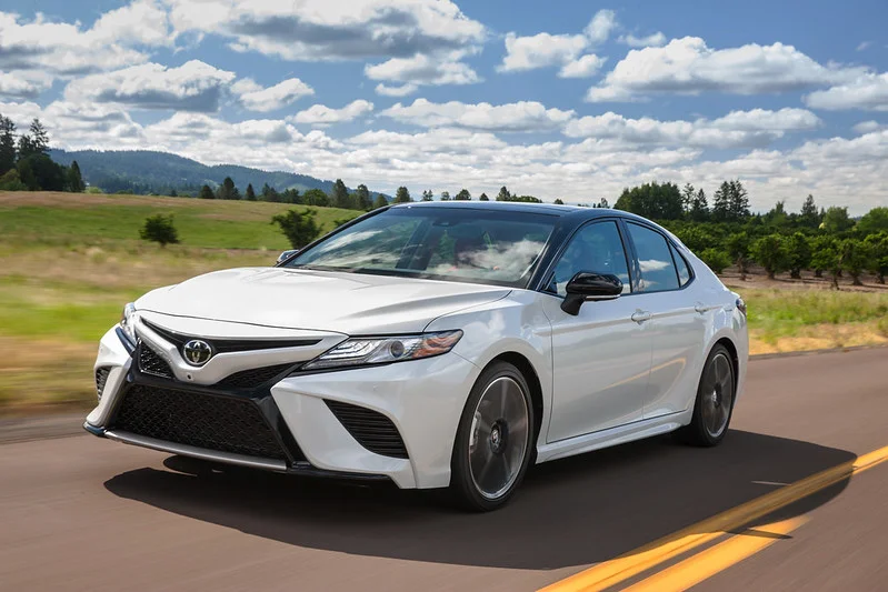 White 2018 Toyota Camry 