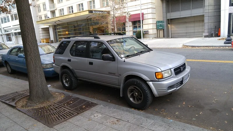 Honda Passport on a city street