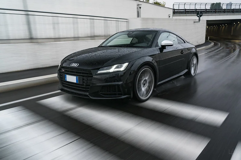 Black Audi TTS