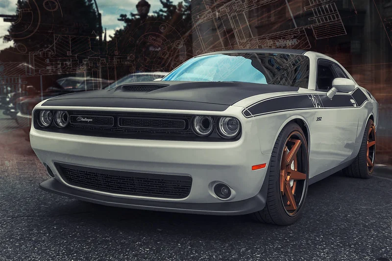 Futuristic Dodge Challenger