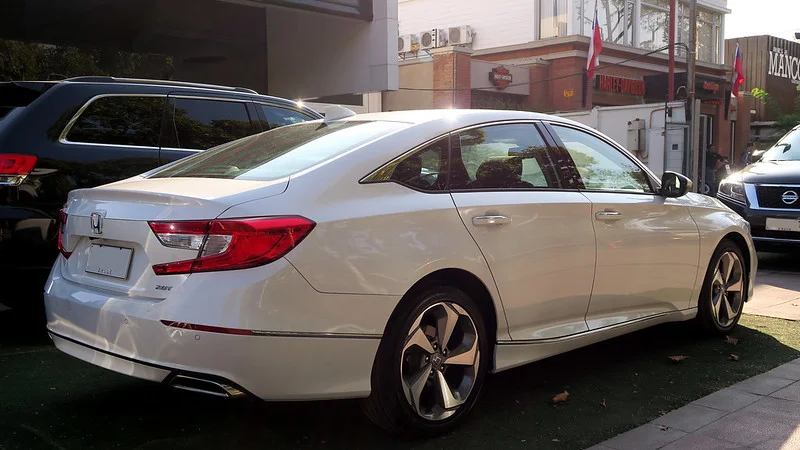 White Honda Accord