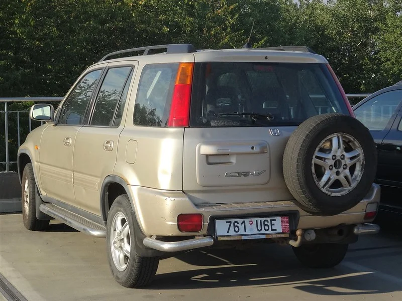 Rear view of a Honda CR-V