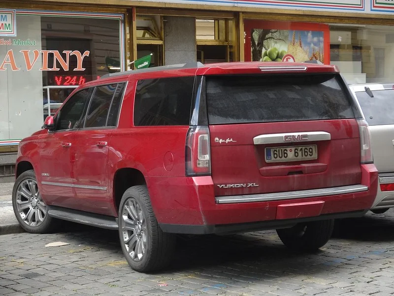 Red GMC Yukon XL