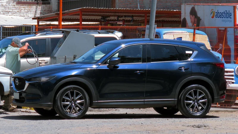 Blue Mazda CX-5