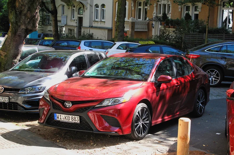 Red Toyota Camry