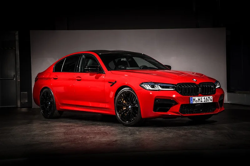 Red BMW M5