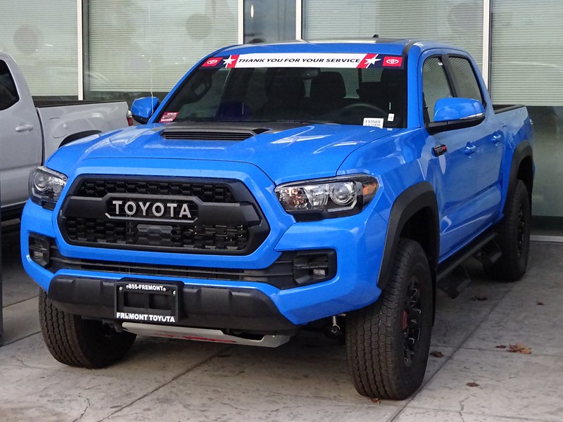 Blue 2019 Toyota Tacoma