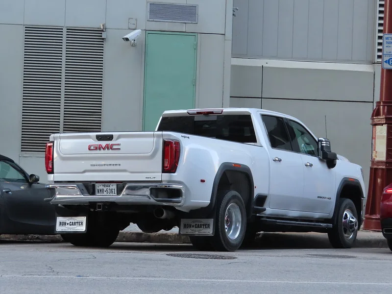 White GMC Sierra 3500HD