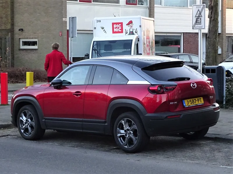 Red Mazda MX-30