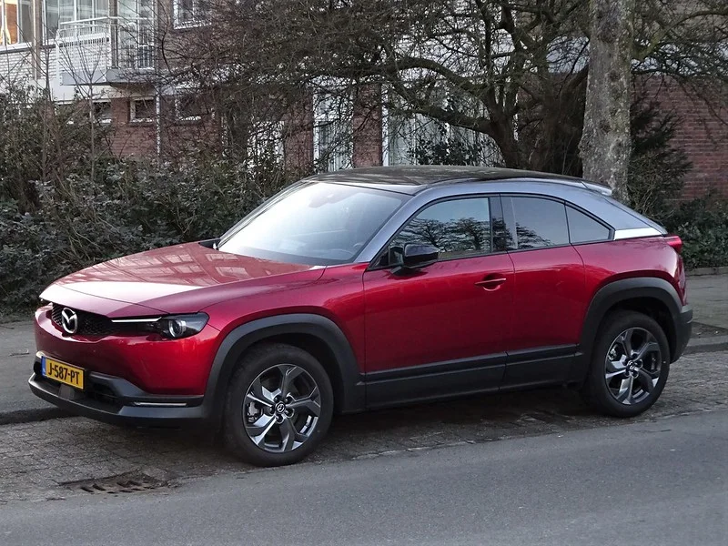 Red Mazda MX-30