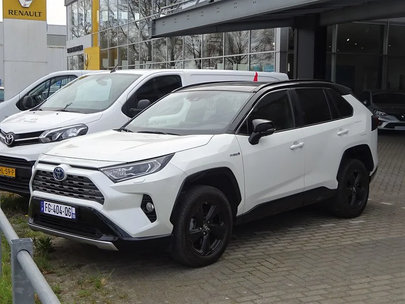 White Toyota RAV4