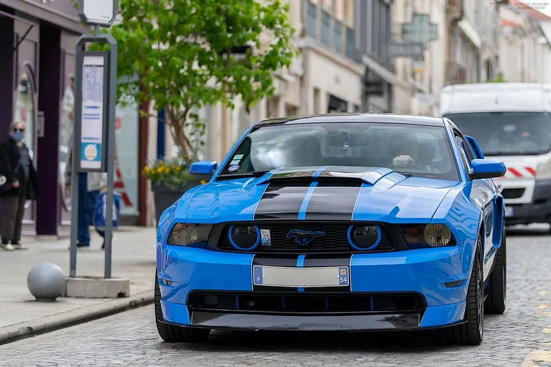 Ford Mustang GT parked on a city street