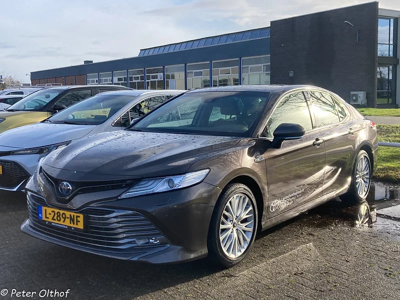 2021 Toyota Camry in a car lot