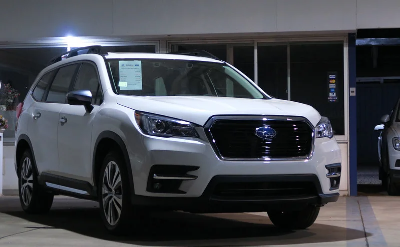 Subaru Ascent in a car dealership