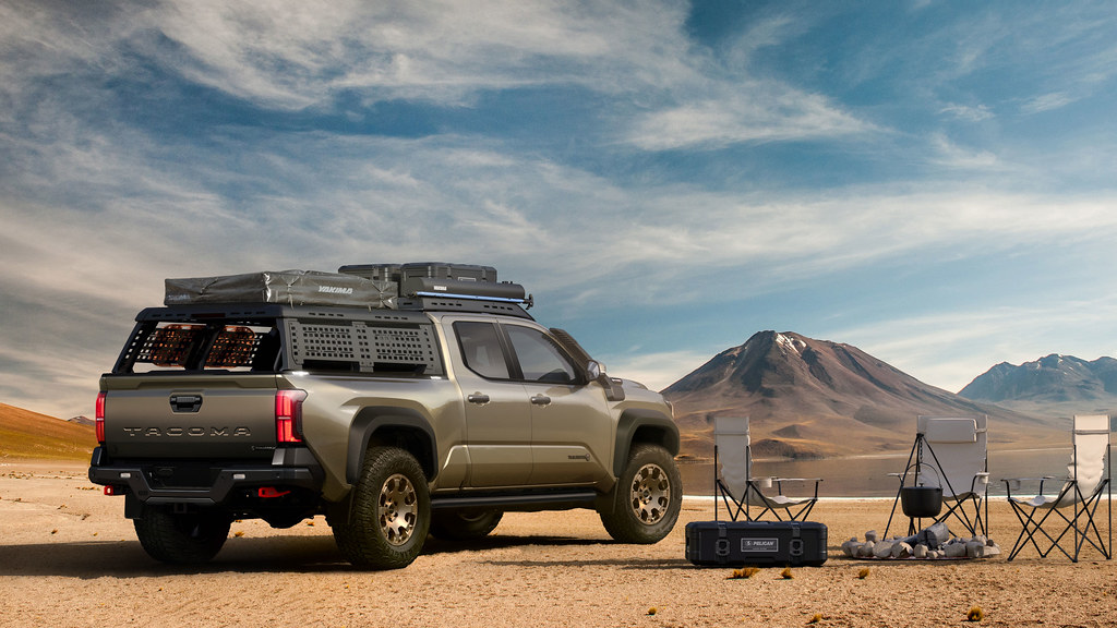 2024 Toyota Tacoma in the desert