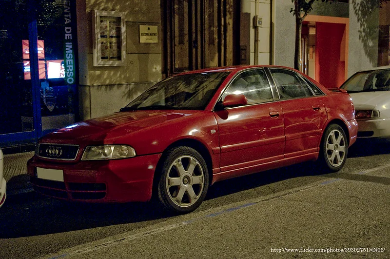 Red Audi S4 