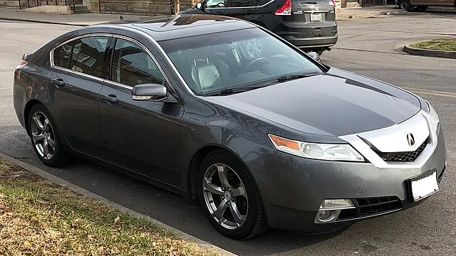 Silver Acura TL