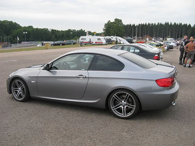 BMW 335i in a parking lot