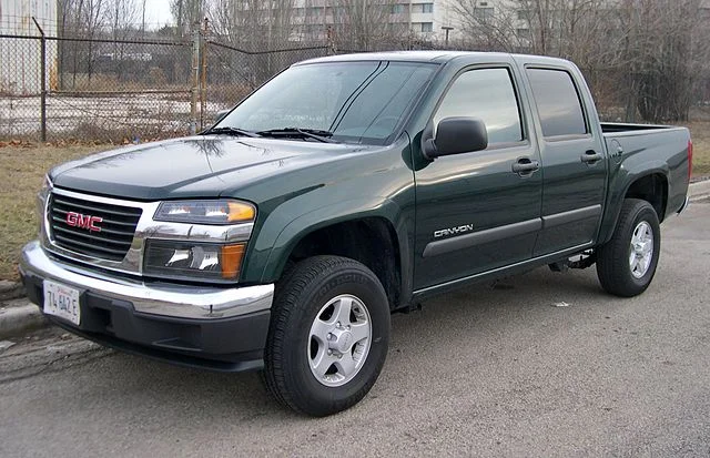 Green GMC Canyon