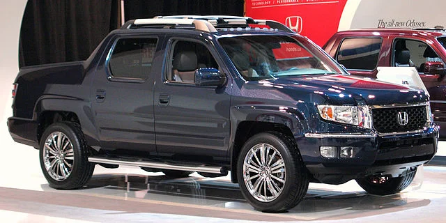 2024 Honda Ridgeline in a showroom