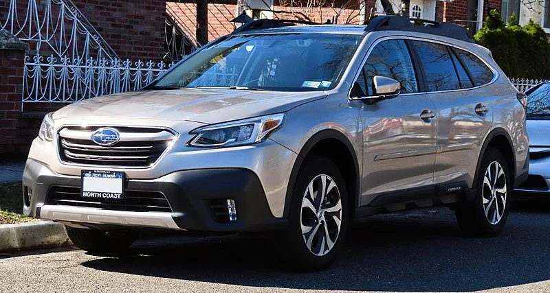 Silver Subaru Outback