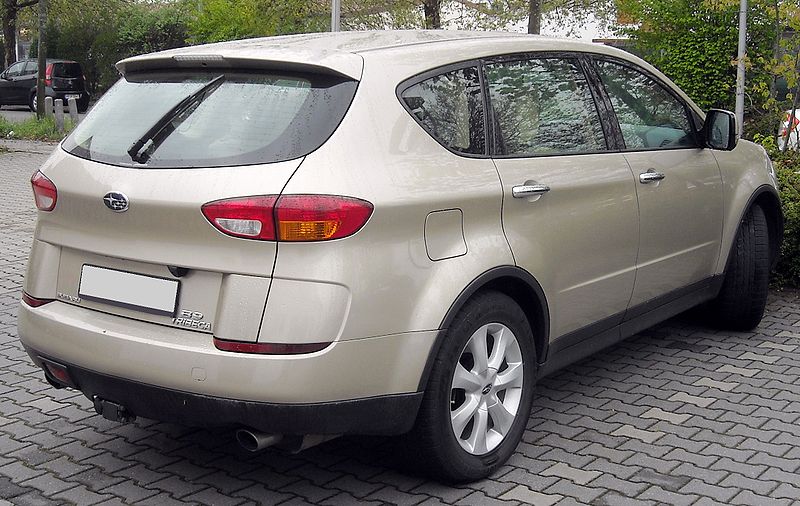 beige subaru tribeca