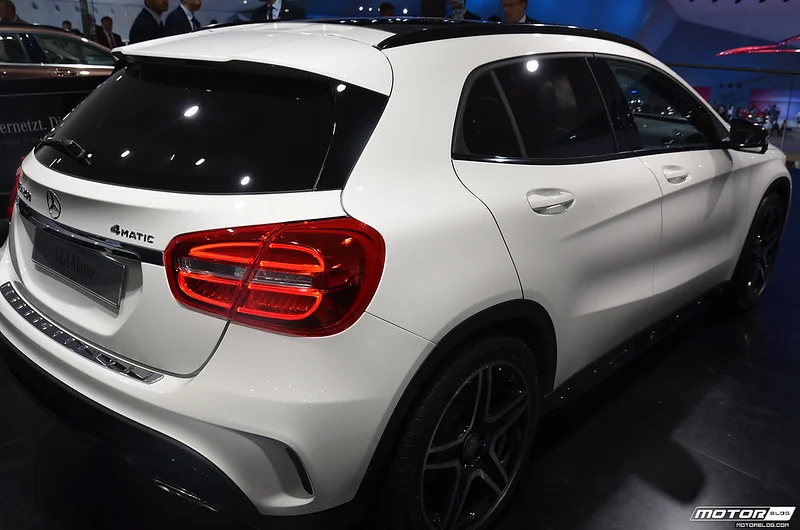 White Mercedes-Benz GLA