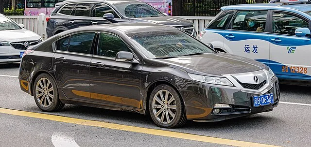 Brown Acura TL