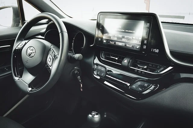 interior of a toyota vehicle