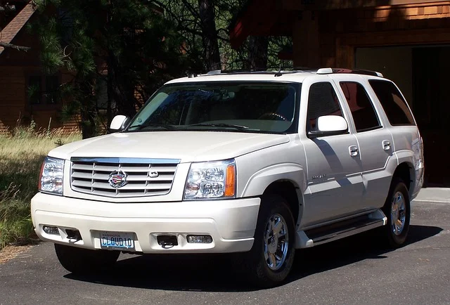 Cadillac Escalade parked outside