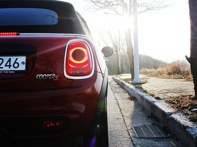 MINI Cooper Convertible on a road